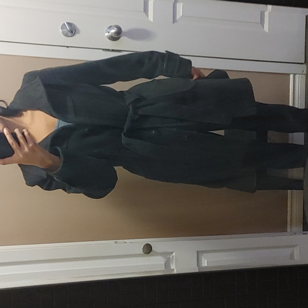 Grey winter coat